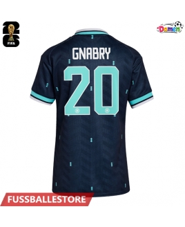 Günstige Deutschland Serge Gnabry #20 Auswärtstrikot Damen WM 2026 Kurzarm